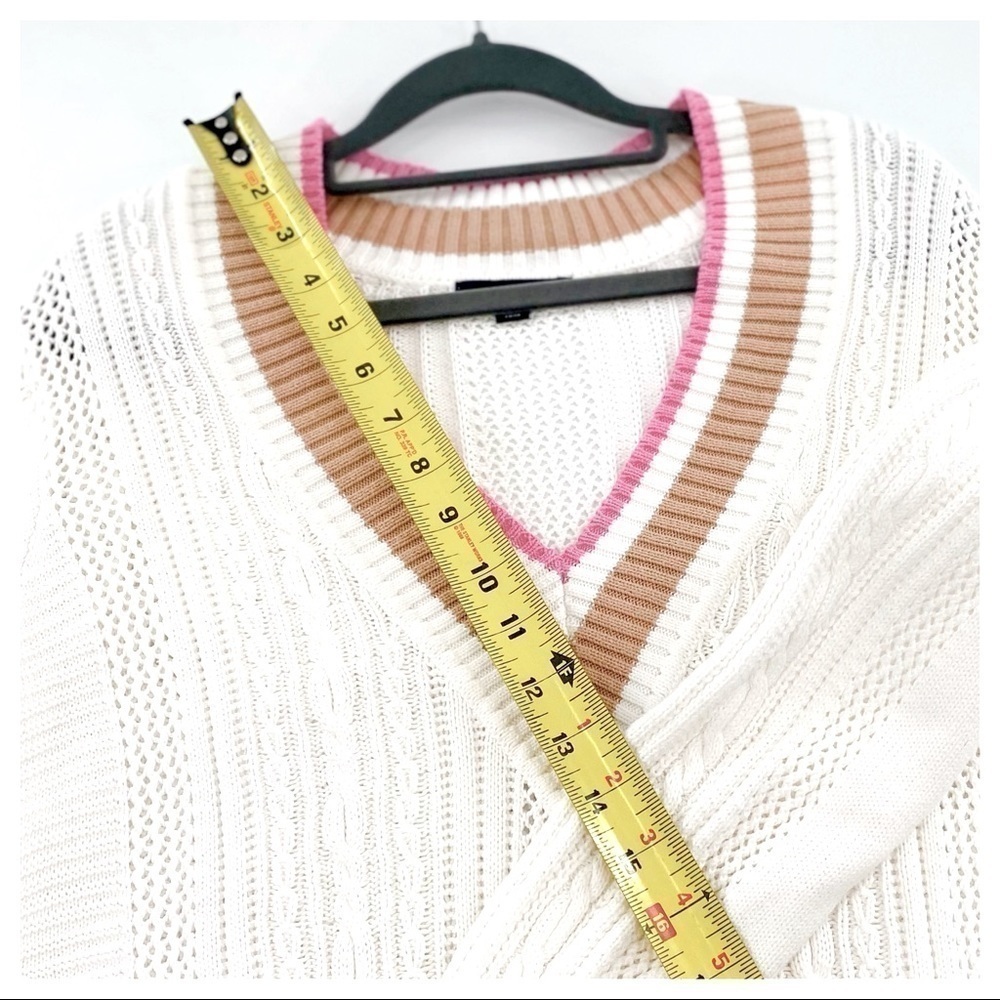 Tommy Hilfiger Cotton Mixed-Knit Cricket Sweater - Picture 5 of 8